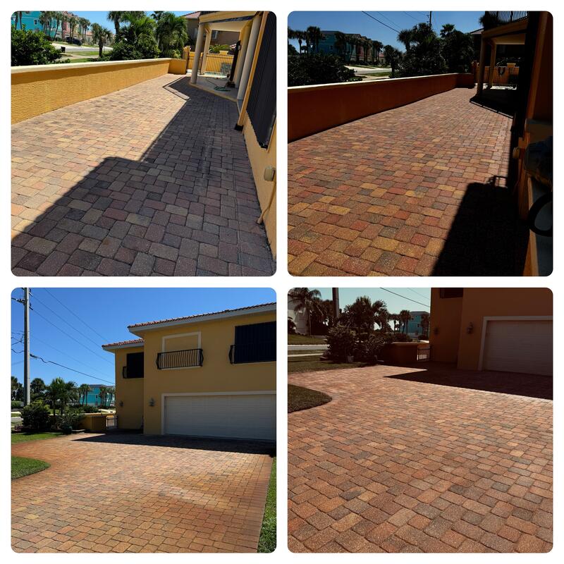 Paver driveway sealing